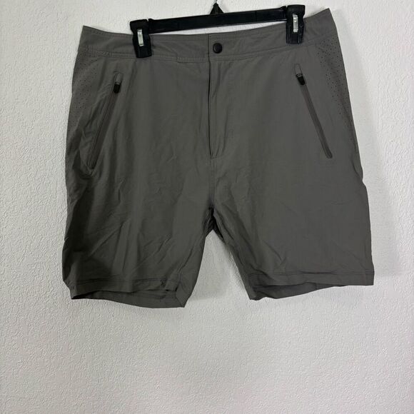 Mack Weldon Grey 4 Way Active Athletic Shorts - Picture 1 of 6
